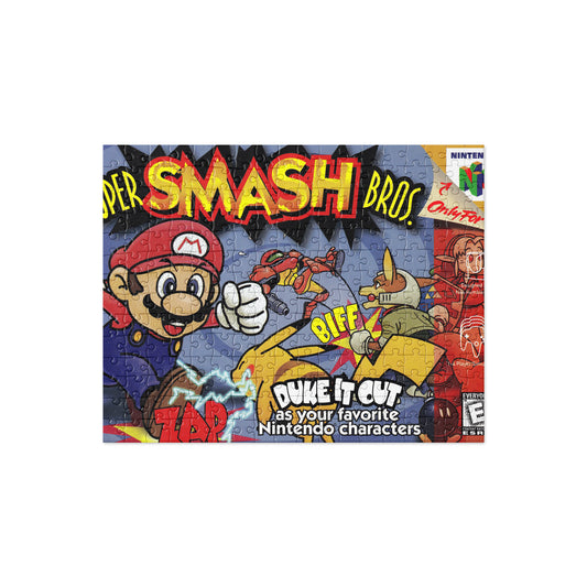 Personalized Horizontal Retro Video Game Box Cover Art Jigsaw Puzzle